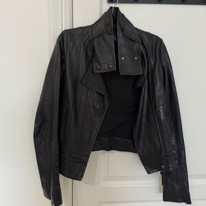 Mackage Lambskin Leather Moto Jacket – Aritzia Exclusive – XS – Mint Condition